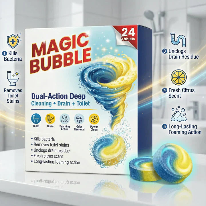 Magic Bubble Cleaning Tablets (BUY 1 GET 1 FREE)
