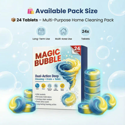 Magic Bubble Cleaning Tablets (BUY 1 GET 1 FREE)