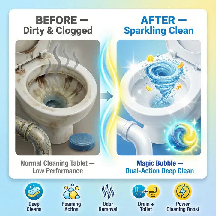 Magic Bubble Cleaning Tablets (BUY 1 GET 1 FREE)