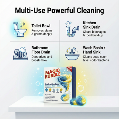 Magic Bubble Cleaning Tablets (BUY 1 GET 1 FREE)