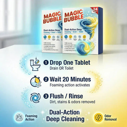 Magic Bubble Cleaning Tablets (BUY 1 GET 1 FREE)
