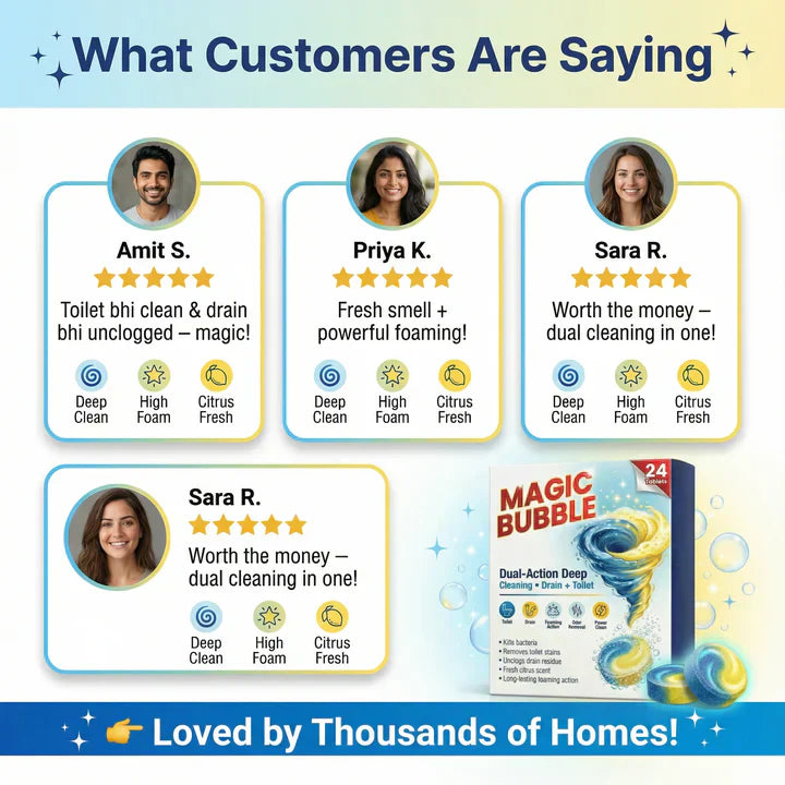 Magic Bubble Cleaning Tablets (BUY 1 GET 1 FREE)