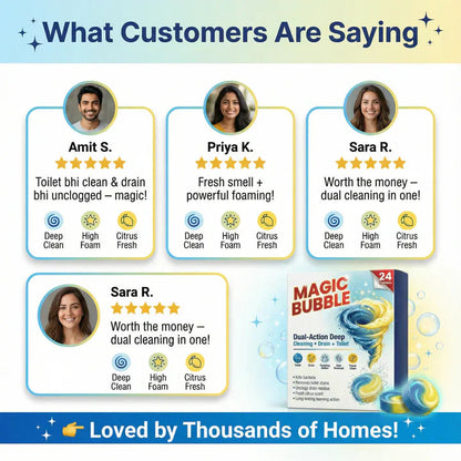 Magic Bubble Cleaning Tablets (BUY 1 GET 1 FREE)